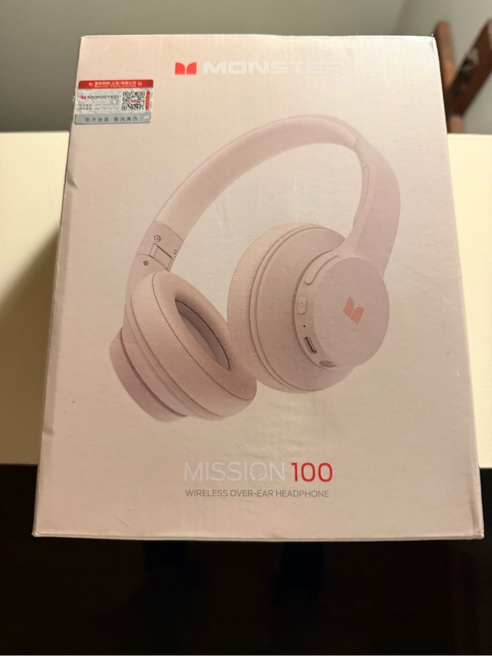 Monster - Mission100 Wireless Over-Ear Headphones — white